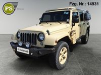 Gebraucht Jeep Wrangler Unlimited Sahara 200 PS (147 kW) 2015 Beige SUV