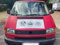 Gebraucht VW T4 102 PS (75 kW) 2002 Rot Van