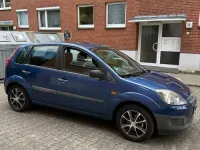 Używany Ford Fiesta 60 KM (44 kW) 2007 Niebieski Hatchback
