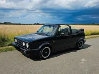 Gebraucht VW Golf Cabriolet Karmann 98 PS (72 kW) 1992 Schwarz Cabrio