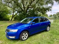 Gebraucht Skoda Rapid Ambition 105 PS (77 kW) 2014 Blau Kleinwagen