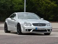 Gebraucht Mercedes SL350 AMG 245 PS (180 kW) 2005 Silber Cabrio