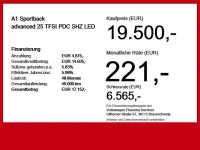 Gebraucht Audi A1 Sportback Advanced Plus 95 PS (69 kW) 2022 Schwarz Kleinwagen