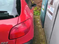 Gebraucht Peugeot 206 63 PS (46 kW) 2000 Rot Kleinwagen