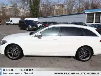 Gebraucht Mercedes C200 AMG 160 PS (117 kW) 2019 Polarweiss  unilack Kombi