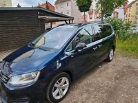 Gebraucht VW Sharan 170 PS (125 kW) 2012 Blau Van / Kleinbus