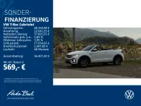 Neu VW T-Roc Cabriolet R-line 150 PS (110 kW) 2026 Pure white uni schwarz Cabrio