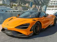 Gebraucht McLaren 765LT 751 PS (552 kW) 2023 Orange Cabrio