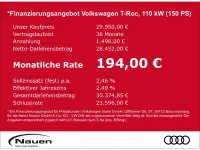 Gebraucht VW T-Roc Cabriolet R-line 150 PS (110 kW) 2025 Silber Cabrio