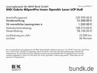gebraucht BMW 840 840 i Cabrio MSportPro Innov OpenAir Laser LCP HuD Sportpaket Bluetooth Navi Voll