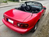 Second-hand Mazda MX5 116 CP (85 kW) 1990 Roșu Cabrio