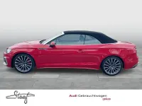 Gebraucht Audi A5 Cabriolet S-Line 265 PS (194 kW) 2022 Tangorot metallic/verdeckfarbe Cabrio