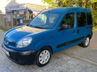 Gebraucht Renault Kangoo Expression 95 PS (69 kW) 2003 Blau Van / Kleinbus