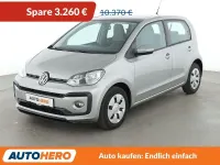 Gebraucht VW up! move up! 90 PS (66 kW) 2017 Silber Kleinwagen