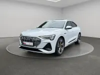 Gebraucht Audi e-tron Sportback S-Line 300 kW (408 PS) 2022 Gletscherweiß metallic SUV