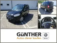 Gebraucht Ford Tourneo Courier Titanium 101 PS (74 kW) 2016 Schwarz Van / Kleinbus
