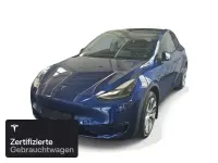 Brugt Tesla Model Y Long Range AWD 258 kW (351 HK) 2023 Blå SUV