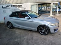 Gebraucht BMW 220 Sport Line 184 PS (135 kW) 2017 Glaciersilber (metallic) Cabrio