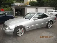 Gebraucht Mercedes SL320 224 PS (164 kW) 1999 Silber Cabrio
