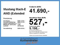 gebraucht Ford Mustang Mach-E AWD (Extended Range) ACC FLA