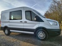 Gebraucht Ford Transit Trend 130 PS (95 kW) 2020 Weiß Van / Kleinbus