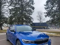 Gebraucht BMW 320e M Sport 204 PS (150 kW) 2021 Blau Kombi
