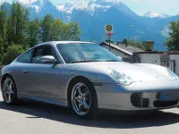 Usata Porsche 911 Carrera 345 CV (253 kW) 2004 Argento Coupé
