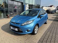 Gebraucht Ford Fiesta Trend 82 PS (60 kW) 2008 Blau Kleinwagen
