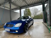 Gebraucht Mercedes SLK200 163 PS (119 kW) 2001 Blau Cabrio