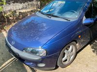 gebraucht Opel Tigra A Keramik blau metallic 3.Hd 64.500 km 66/90 KW/PS