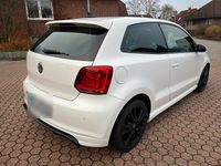 Usata VW Polo R-line 105 CV (77 kW) 2013 Bianco Utilitaria