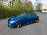 Brugt Seat Leon FR 125 HK (91 kW) 2017 Blå Hatchback