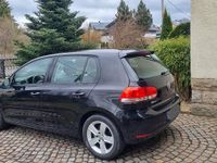 Gebraucht VW Golf VI 80 PS (58 kW) 2010 Schwarz Kleinwagen
