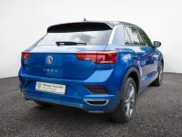 Gebraucht VW T-Roc Sport 150 PS (110 kW) 2020 Ravennablau metallic/schwarz SUV