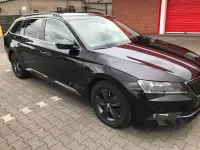 Brugt Skoda Superb 150 HK (110 kW) 2018 Sort Stationcar