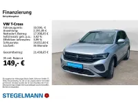Gebraucht VW T-Cross 95 PS (69 kW) 2025 Silber SUV