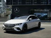 Gebraucht Mercedes EQE AMG 43 Premium Plus 350 kW (476 PS) 2022 Weiss / opalithweiß Limousine