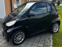 Brugt Smart ForTwo Cabrio Passion 71 HK (52 kW) 2012 Sort Cabriolet