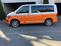 gebraucht VW T6 BusMultivan150 PS 2.0 TDi Orange Foliert DSG Navi 20 Zoll