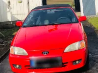 Gebraucht Toyota Paseo 90 PS (66 kW) 1997 Rot Cabrio