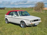 Gebraucht VW Golf Cabriolet 75 PS (55 kW) 1984 Weiß Cabrio