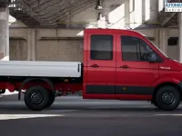 Neu MAN TGE 177 PS (130 kW) 2025 Rot Van