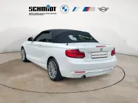 Gebraucht BMW 218 Luxury Line 136 PS (100 kW) 2018 Weiß Cabrio