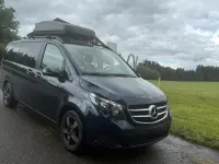 Gebraucht Mercedes V220 163 PS (119 kW) 2018 Blau Van / Kleinbus