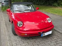 Gebraucht Alfa Romeo Spider 120 PS (88 kW) 1990 Rot Cabrio