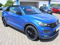 Gebraucht VW T-Roc Cabriolet R-line 150 PS (110 kW) 2021 Blau Cabrio