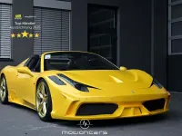 Second-hand Ferrari 458 566 CP (416 kW) 2012 Galben Cabrio