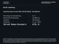 Używany Audi A4 S-Line 204 KM (150 kW) 2023 Szary Kombi