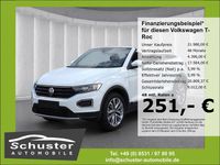 Gebraucht VW T-Roc Cabriolet R 150 PS (110 kW) 2021 Weiss Cabrio