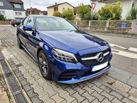 Gebraucht Mercedes C220 AMG line 194 PS (142 kW) 2018 Brillantblau metallic Limousine